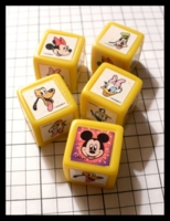 Dice : Dice - Game Dice - Yahtzee Disney Yellow 1